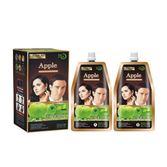 Lichen Apple hair colour cream 1000ml 500ml cream + 500ml developer