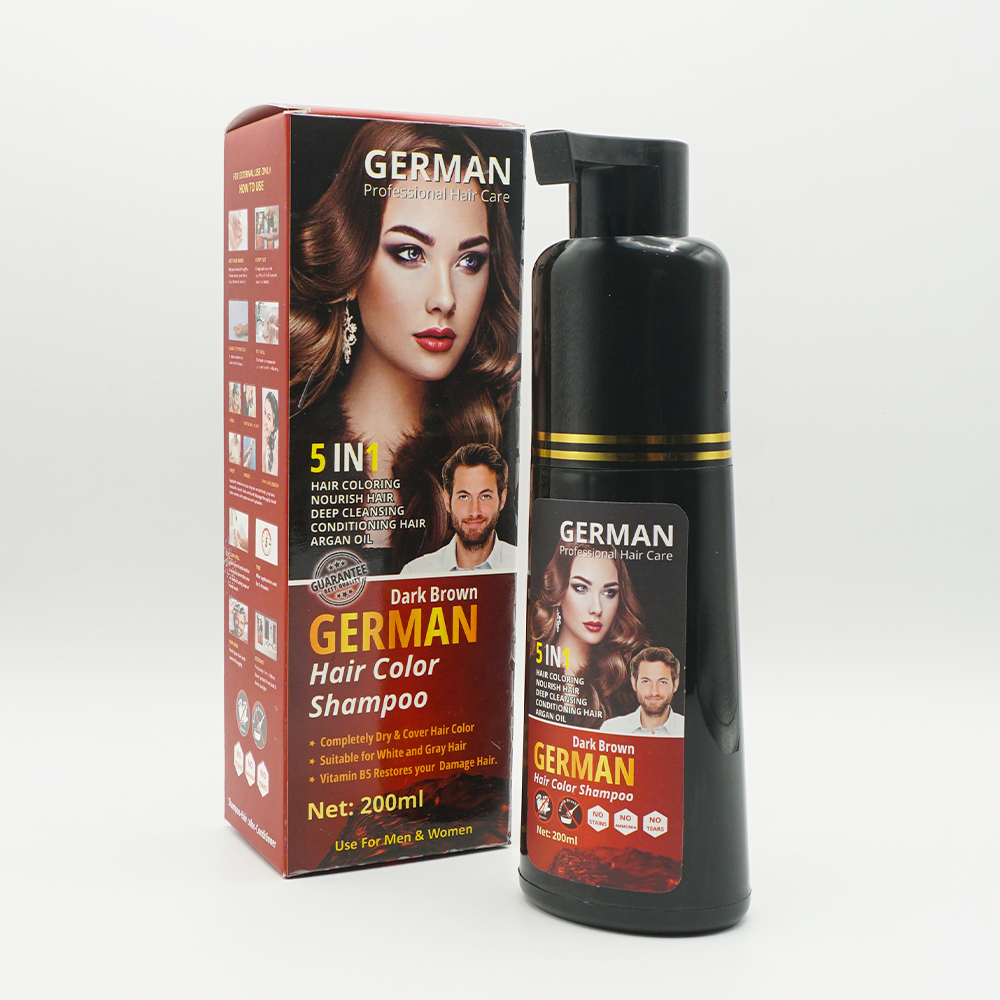 German Hair Color Jel Shampoo 5-in-1