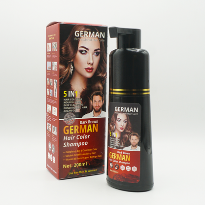 German Hair Color Jel Shampoo 5-in-1